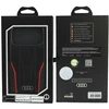 Dėklas Audi R8 Genuine Leather MagSafe Case for iPhone 18 Pro Max / 17 Pro Max - Juodas and Raudona