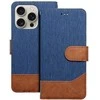 Dėklas Oem Flip case for iPhone 16e (SE 4 2025) Jeans Book mėlynas