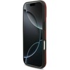 Dėklas BMW case for IPHONE 17 Pro compatible with MagSafe BMHMP17L25PFWSMR (PU FW Metal Logo) red