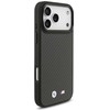 Dėklas BMW case for IPHONE 17 Pro Max compatible with MagSafe BMHMP17X24CFMMK (Kevlar Matt) juodas