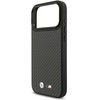 Dėklas BMW case for IPHONE 17 Pro Max compatible with MagSafe BMHMP17X24CFMMK (Kevlar Matt) juodas