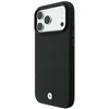 Dėklas BMW Kevlar Metal Logo MagSafe Case for iPhone 18 Pro Max / 17 Pro Max - Juodas