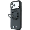 Dėklas BMW Kevlar Ring Stand 360 MagSafe Case for iPhone 18 Pro Max / 17 Pro Max - Dark Gray