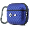 Dėklas BMW M Carbon Metal Logo skirta AirPods Pro 3 jasnomėlynos spalvos