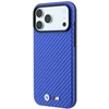 Dėklas BMW M Carbon Metal Logo MagSafe Case for iPhone 17 Pro Max / 18 Pro Max - Mėlyna