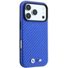 Dėklas BMW M Carbon Printed Ring MagSafe Case, skirta iPhone 17 Pro Max / 18 Pro Max - Mėlyna