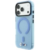 Dėklas BMW M IML Frosted Metal Logo & Trims MagSafe Case, skirtas iPhone 17 Pro / 18 Pro – Mėlyna