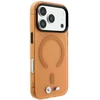 Dėklas BMW M IML Frosted Metal Logo & Trims MagSafe Case, skirtas iPhone 17 Pro / 18 Pro – Oranžinė