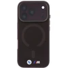 Dėklas BMW M IML Frosted Metal Logo & Trims MagSafe Case for iPhone 17 Pro Max / 18 Pro Max - Burgundy