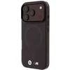 Dėklas BMW M IML Frosted Metal Logo & Trims MagSafe Case for iPhone 17 Pro Max / 18 Pro Max - Burgundy