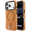Dėklas BMW M IML Frosted Metal Logo & Trims MagSafe Case, skirtas iPhone 17 Pro / 18 Pro – Oranžinė
