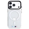 Dėklas BMW M IML Glossy Metal Logo & Trims MagSafe Case for iPhone 18 Pro Max / 17 Pro Max - Transparent