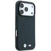 Dėklas BMW M Quadrille Kevlar Metal Logo MagSafe Case, skirtas iPhone 17 Pro / 18 Pro – tamsiai mėlyna