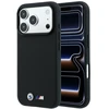 Dėklas BMW M Quadrille Kevlar Metal Logo MagSafe Case for iPhone 17 Pro / 18 Pro - Juodas