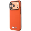 Dėklas BMW M Quadrille Kevlar Metal Logo MagSafe skirtas iPhone 18 Pro Max oranžinis