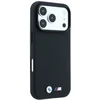 Dėklas BMW M Quadrille Kevlar Metal Logo MagSafe Case for iPhone 17 Pro Max / 18 Pro Max - Juodas