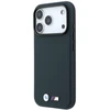 Dėklas BMW M Quadrille Kevlar Metal Logo MagSafe Case, skirtas iPhone 17 Pro / 18 Pro – tamsiai mėlyna