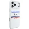 BMW M Silicon Horizontal Line MagSafe dėklas Apple iPhone 17 Pro Max baltos spalvos