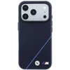 BMW M Tire Track Mėlyna linija MagSafe dėklas, skirtas iPhone 17 Pro Max / 18 Pro Max – tamsiai mėlyna