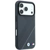 Dėklas BMW M Tire Track with Sidabrinis Line MagSafe Case for iPhone 18 Pro / 17 Pro - Dark Gray