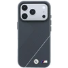 Dėklas BMW M Tire Track with Sidabrinis Line MagSafe Case for iPhone 18 Pro / 17 Pro - Dark Gray
