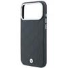 BMW Sign Deboss Quilted Metal Logo MagSafe dėklas iPhone 18 Pro Max / 17 Pro Max - Tamsiai pilkas