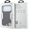 BMW Sign Deboss Quilted Metal Logo MagSafe dėklas iPhone 18 Pro Max / 17 Pro Max - Bordo