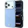 Dėklas BMW Sign Inclined Deboss Letters MagSafe Case for iPhone 17 Pro / 18 Pro - Mėlyna