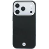 Dėklas BMW Sign Inclined Deboss Letters MagSafe Case, skirta iPhone 17 Pro / 18 Pro - Juoda