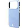 Dėklas BMW case for IPHONE 18 Pro/17 Pro compatible with MagSafe (Sign Inclined Deboss Letters) mėlynas