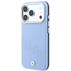 Dėklas BMW Sign Inclined Deboss Letters MagSafe Case for iPhone 17 Pro / 18 Pro - Mėlyna