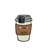 3Dcase DĖKLAS CASE 3D CAFFFE LATTE IPHONE 14 PRO