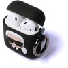 Dėklas Karl Lagerfeld Silicone Ikonik Case for AirPods 1/2 - Juodas