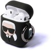 Dėklas Karl Lagerfeld Silicone Ikonik Case for AirPods 1/2 - Juodas