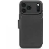 Dėklas Decoded Leather Detachable Wallet - skórzana obudowa ochronna do iPhone 17 Pro kompatybilna su MagSafe (juodas)