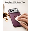 Dėklas ESR Atelier Kickstand MagSafe Case for iPhone 18 Pro / 17 Pro - burgundy