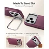 Dėklas ESR Atelier Kickstand MagSafe Case for iPhone 18 Pro / 17 Pro - burgundy
