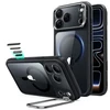 Dėklas ESR CLASSIC HYBRID KICKSTAND MagSafe iPhone 17 Pro Max / 18 Pro Max SKAIDRUS/juodos spalvos