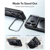 Dėklas ESR CLASSIC HYBRID KICKSTAND MagSafe iPhone 17 Pro Max / 18 Pro Max SKAIDRUS/juodos spalvos