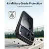Dėklas ESR CLASSIC HYBRID KICKSTAND MagSafe iPhone 17 Pro Max / 18 Pro Max SKAIDRUS/juodos spalvos