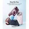 ESR Classic Hybrid su atlenkiama kojelė MagSafe dėklas iPhone 18 Pro / 17 Pro – matinė rožinė