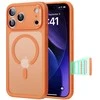ESR Classic Hybrid MagSafe dėklas, skirtas iPhone 17 Pro Max – skaidrus oranžinis