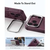 ESR CYBER TOUGH DĖKLAS SU STOVU IR MagSafe iPhone 17 Pro / 18 Pro TAMSIAI BORDO SPALVOS