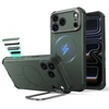 ESR CYBER TOUGH DĖKLAS SU STOVU IR MagSafe iPhone 17 Pro Max / 18 Pro Max ŽALIAS
