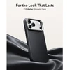 Dėklas ESR Leather Kickstand MagSafe Case for iPhone 18 Pro / 17 Pro - Juodas