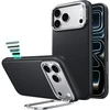 Dėklas ESR Leather Kickstand MagSafe Case for iPhone 18 Pro Max / 17 Pro Max - Juodas