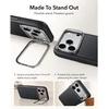 Dėklas ESR Leather Kickstand MagSafe Case for iPhone 18 Pro Max / 17 Pro Max - Juodas