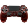 Dėklas GameBox P4 Universāls Bluetooth Kontrolieris PlayStation 4, PlayStation 3, PC, TV un TV Box Caurspīdīga Sarkans
