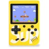 Dėklas GameBox R1 8bit Portatīvais Retro Spēļu Konsole ar 400 spēlēm 3'' LCD ar TV RCA kabeli Dzeltenā krāsā
