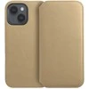Dėklas Oem Flip case for iPhone 17 PRO MAX Dual Pocket Book auksinis